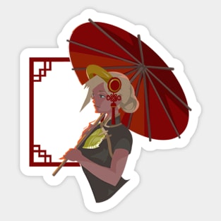 Mercy Parasol Sticker